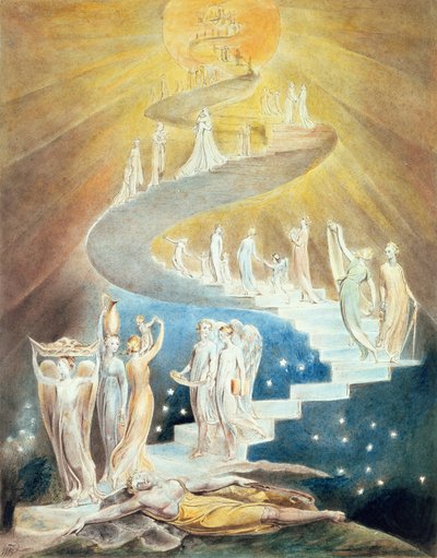 Jacobs ladder door William Blake